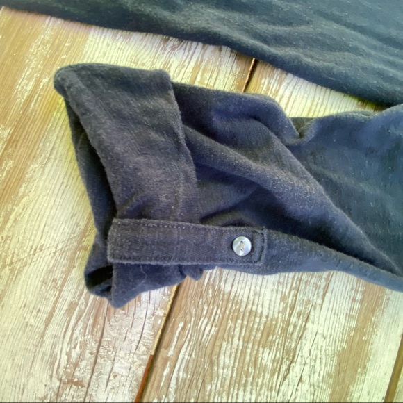 Blue Gilly Hick’s Hollister tee • 3/4” sleeves • Size S • button front pull over - Picture 3 of 7